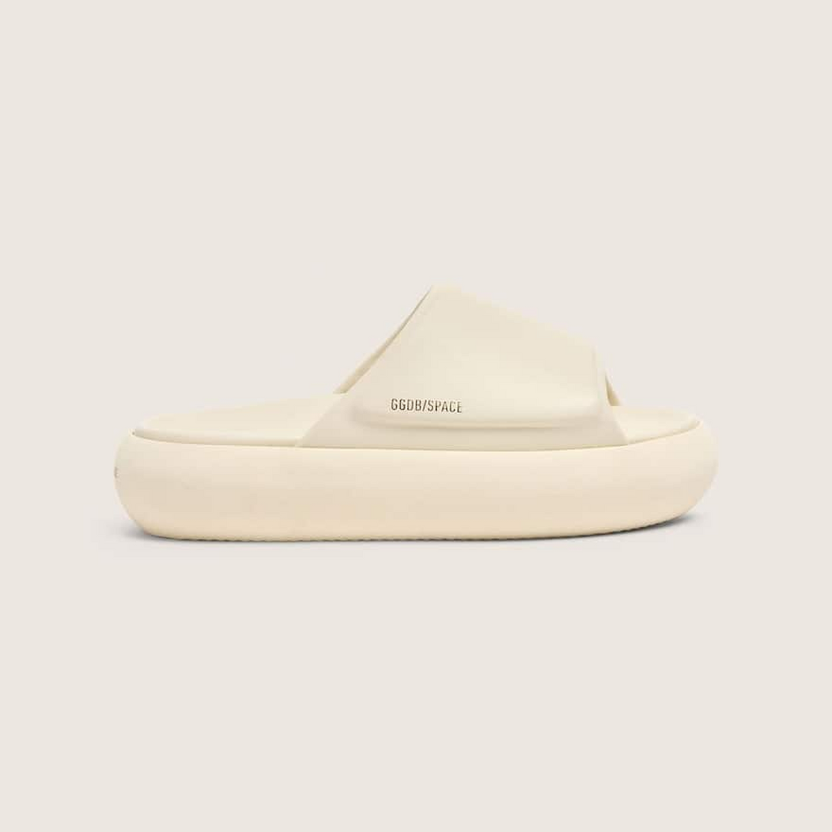 Women's Space-Star Slide slip-ons in white leather