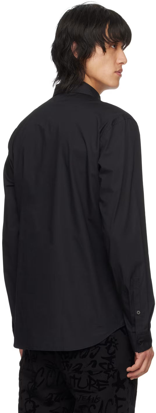 Black V-Emblem Shirt
