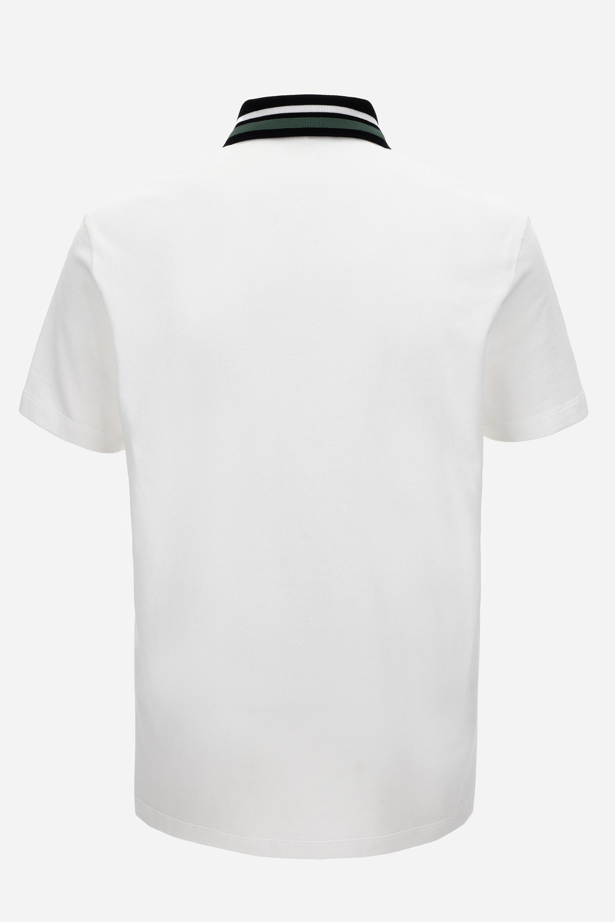 Versace Milano Embroidery Polo In Cotton Piquet
