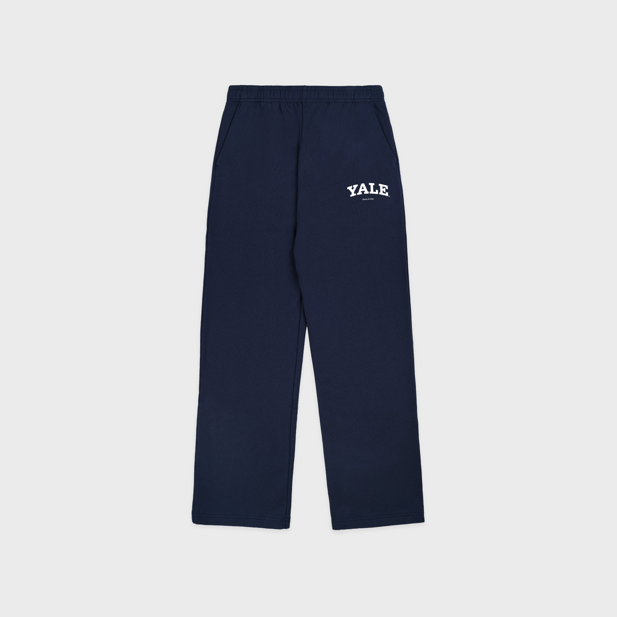 Yale Classic Wide Sweatpant - Navy/White
