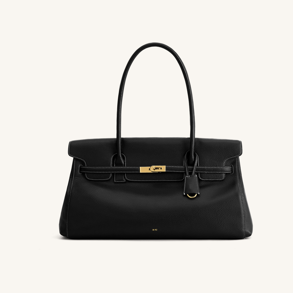 Yara Large Shoulder Bag - Black