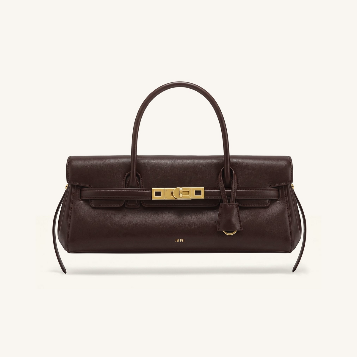 Yara Small Top Handle Shoulder Bag - Deep Coffee
