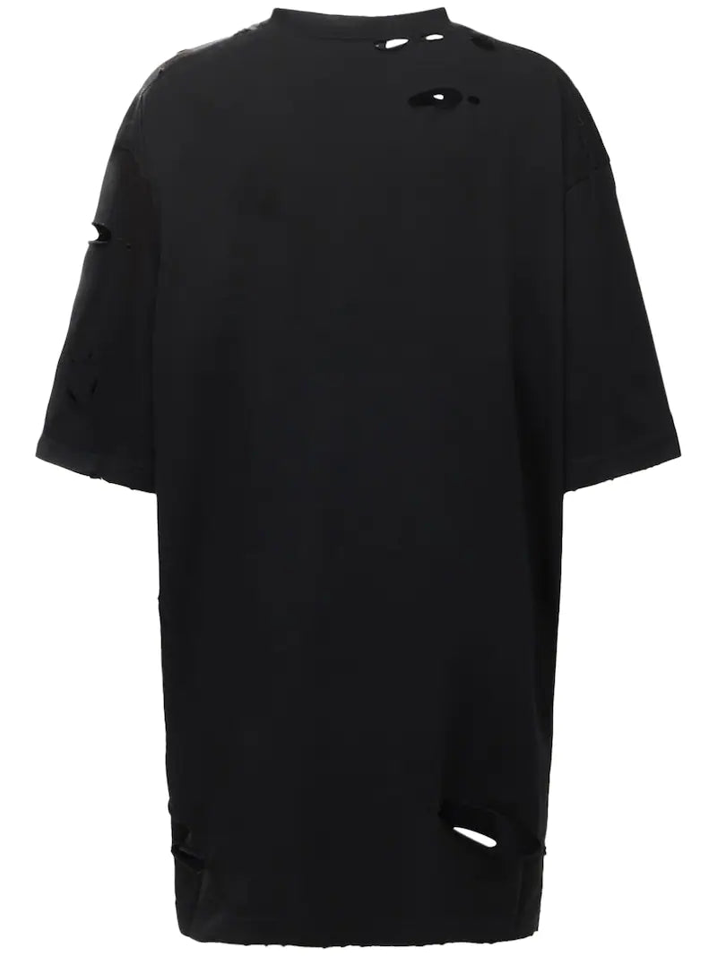 Balenciaga Balenciaga Logo Oversized Distressed Tee - Size: XS T-Shirts | Shop From The Mirage