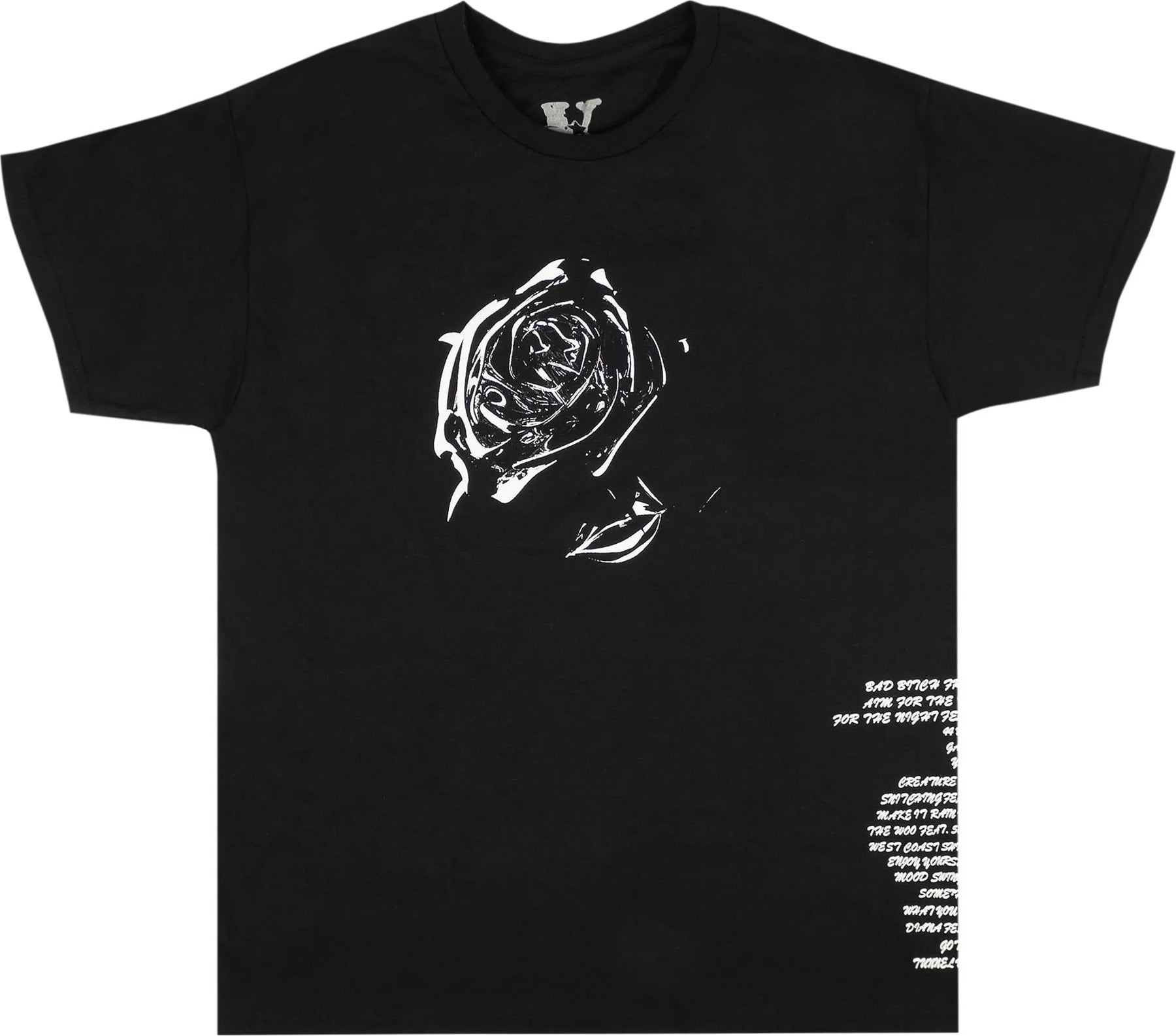 V-Lone Shoot For The Stars Aim For The Moon Tracklist T-Shirt 'Black' - Size: S T-Shirts | Shop From The Mirage
