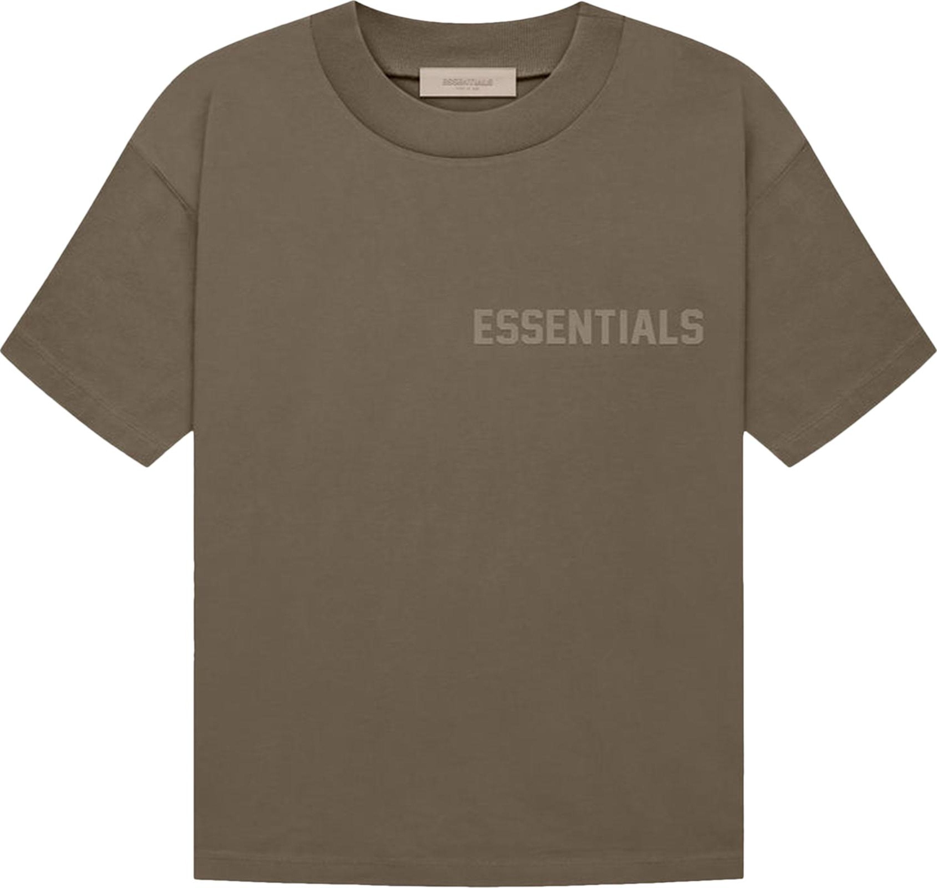 Essential Essentials Short-Sleeve Tee 'Wood' - Size: M T-Shirts | Shop From The Mirage
