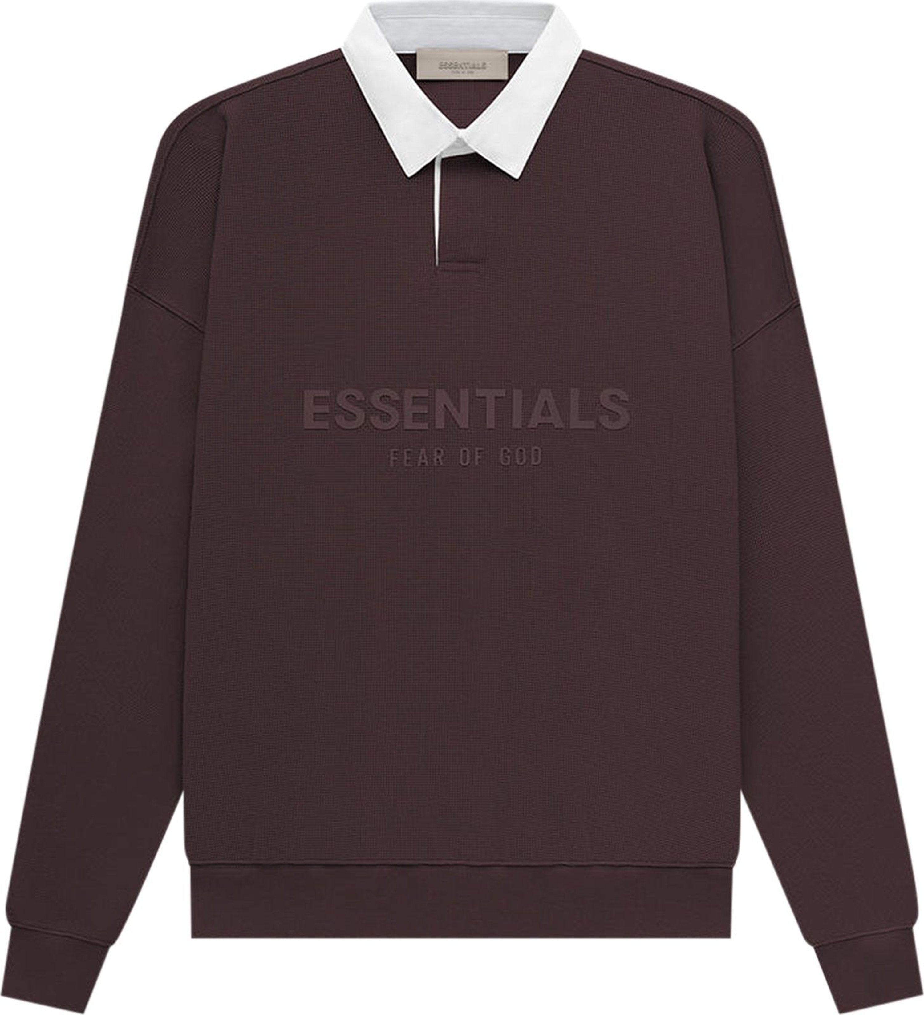 Essential Essentials Plum Rugby Sweatshirt - Size: XS Sweatshirts | Shop From The Mirage