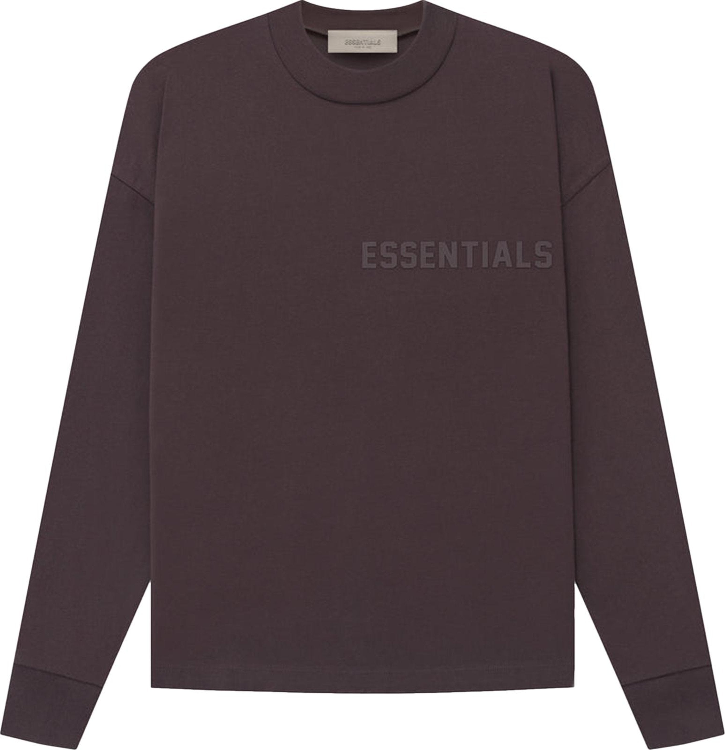 Essential Essentials Plum Long Sleeve T-Shirt - Size: XS Sweatshirts | Shop From The Mirage