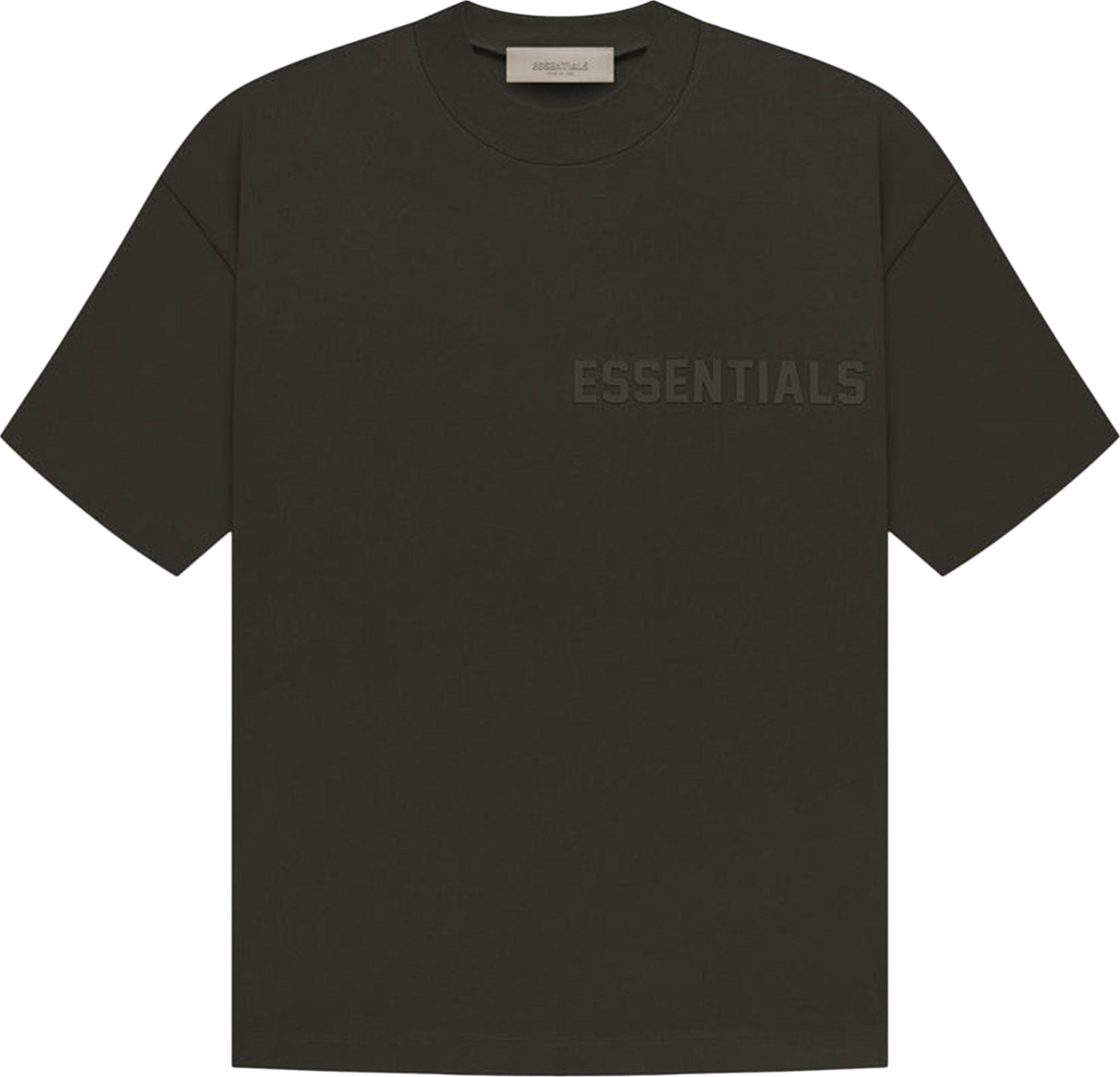 Essential Essentials Off Black T-Shirt - Size: XXS T-Shirts | Shop From The Mirage