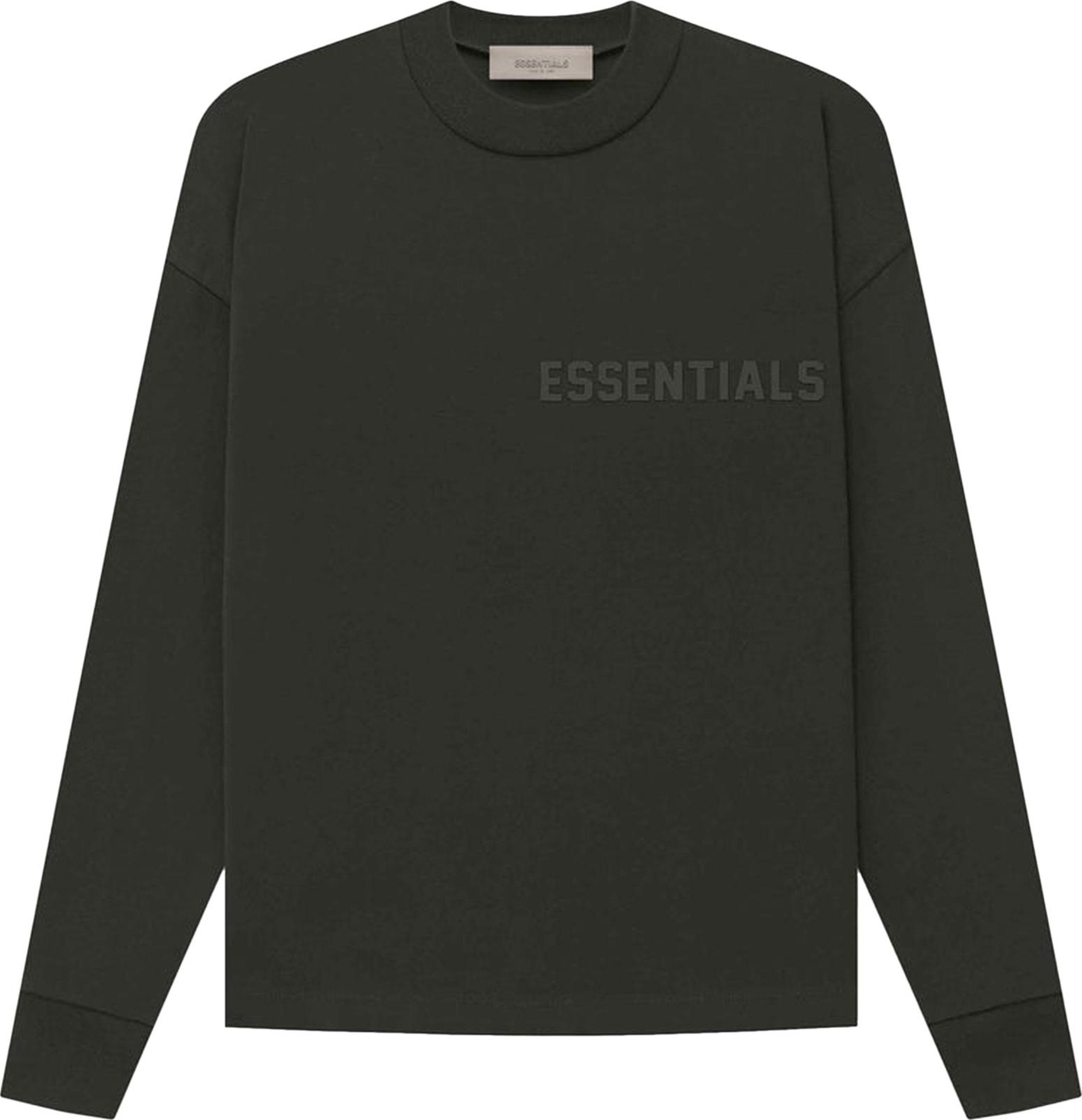 Essential Essentials Off Black Long Sleeve T-Shirt - Size: XS Sweatshirts | Shop From The Mirage