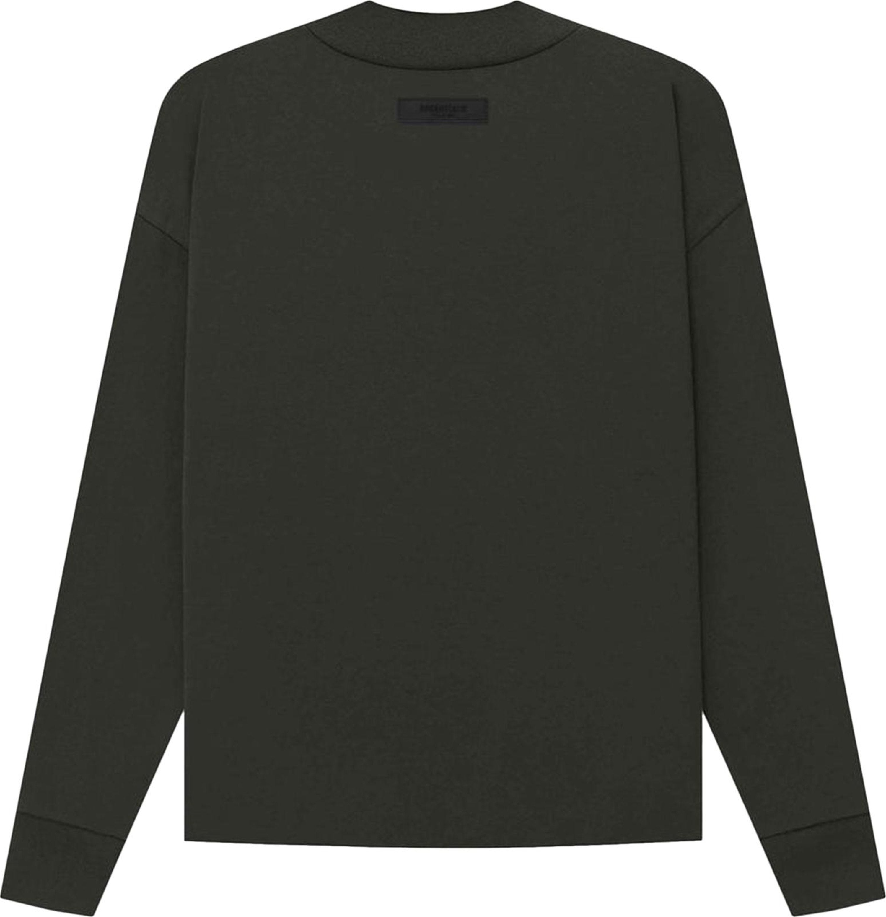 Essential Essentials Off Black Long Sleeve T-Shirt - Size: XS Sweatshirts | Shop From The Mirage