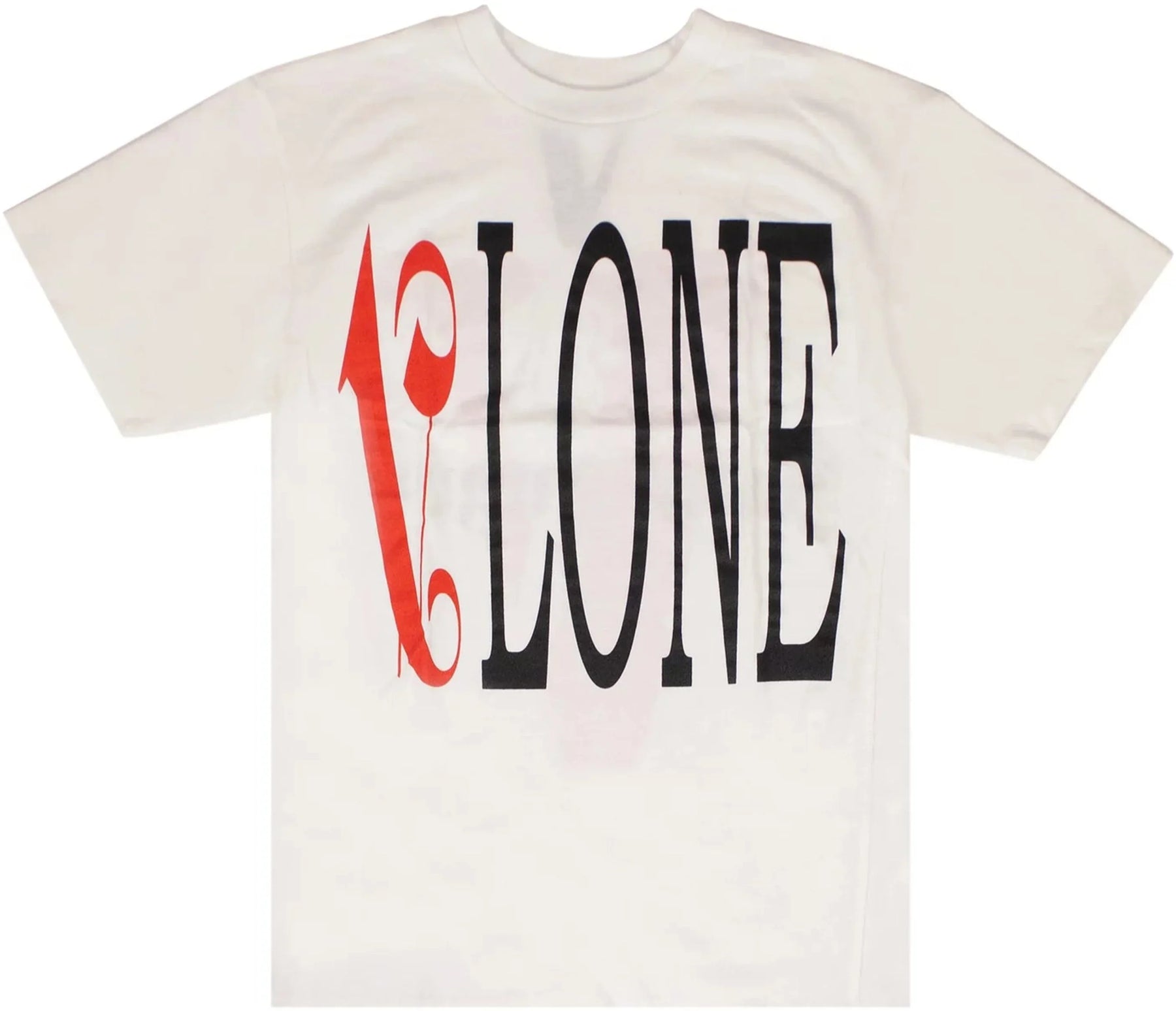V-Lone Vlone x Palm Angels Logo T-Shirt 'White/Red' - Size: S T-Shirts | Shop From The Mirage
