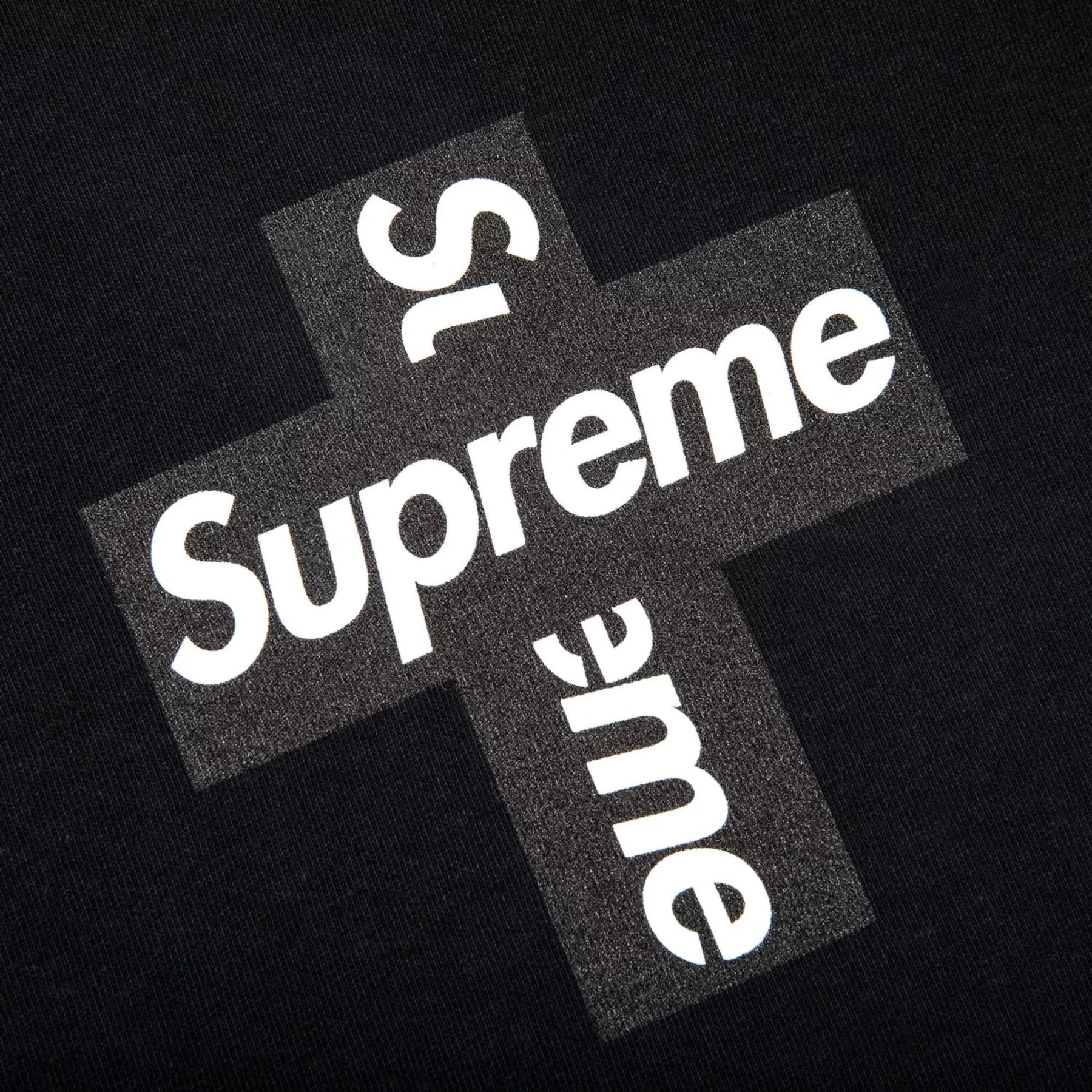 Supreme Cross Box Logo Tee 'Black' - Size: S T-Shirts | Shop From The Mirage