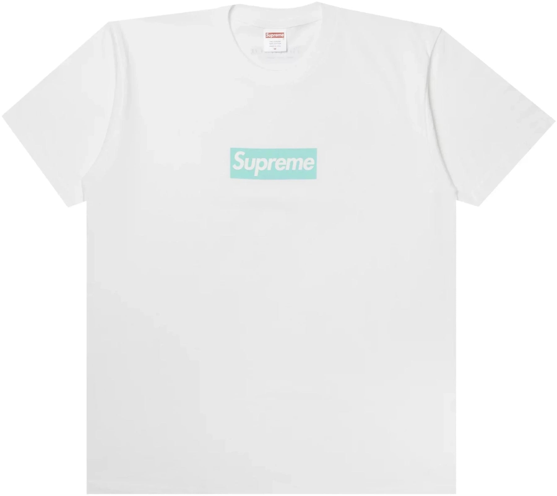 Supreme Tiffany & Co. Box Logo Tee 'White' - Size: S T-Shirts | Shop From The Mirage