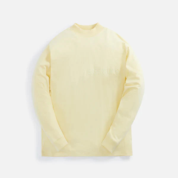 Essential Essentials Logo-Flocked Cotton-Jersey T-Shirt Canary - Size: XS T-Shirts | Shop From The Mirage