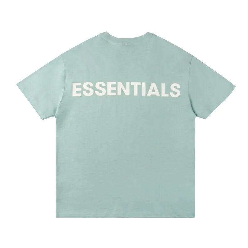 Essential Essentials SS19 Reflective Tee Blue - Size: S T-Shirts | Shop From The Mirage