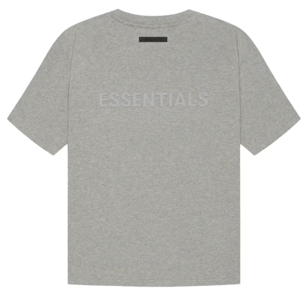 Essential FEAR OF GOD ESSENTIAL T-SHIRT SS21 - Color: DARK HEATHER OATMEAL T-Shirts | Shop From The Mirage