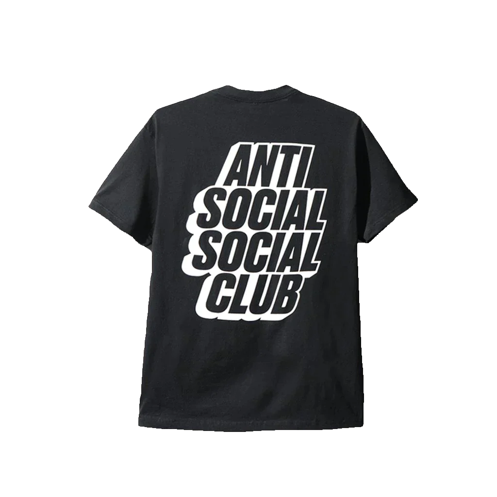 Anti Social Club Anti Social Social Club Blocked Logo Tee - Size: S T-Shirts | Shop From The Mirage