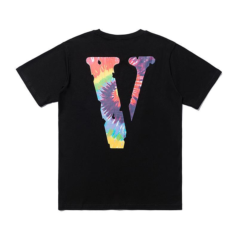 V-Lone Vlone 21SS Vlone Tie Dye Rainbow Friends Tee - BLACK - Size: S T-Shirts | Shop From The Mirage