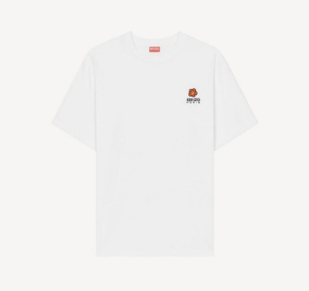 Kenzo Kenzo Small Paris Flower Tee - White - Size: XS T-Shirts | Shop From The Mirage