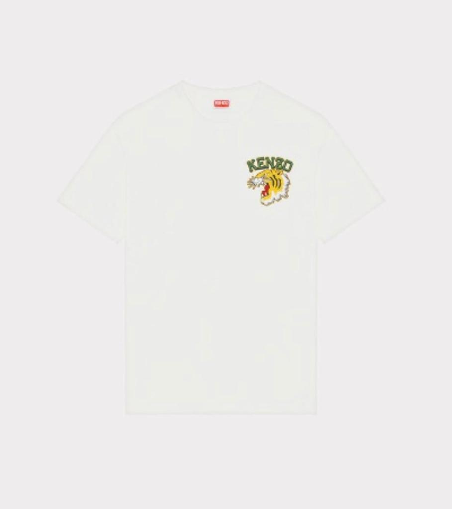 Kenzo Kenzo Small Tiger Yellow Tee - White - Size: XS T-Shirts | Shop From The Mirage