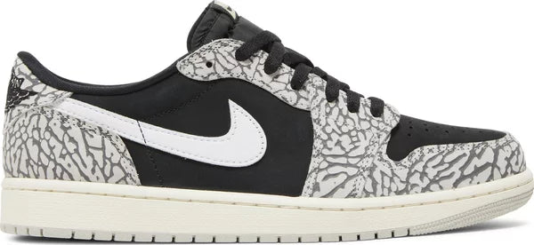 Nike AIR JORDAN 1 RETRO LOW OG "BLACK CEMENT" - Size: UK 7 Sneakers | Shop From The Mirage