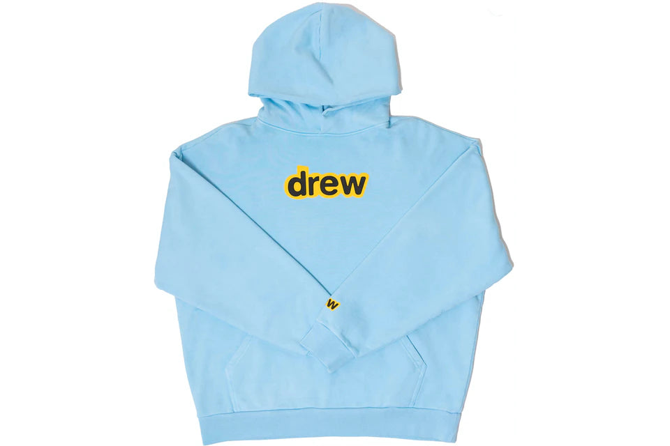 Drew Drew Sea Blue Secret Hoodie - Size: XS Hoodies | Shop From The Mirage