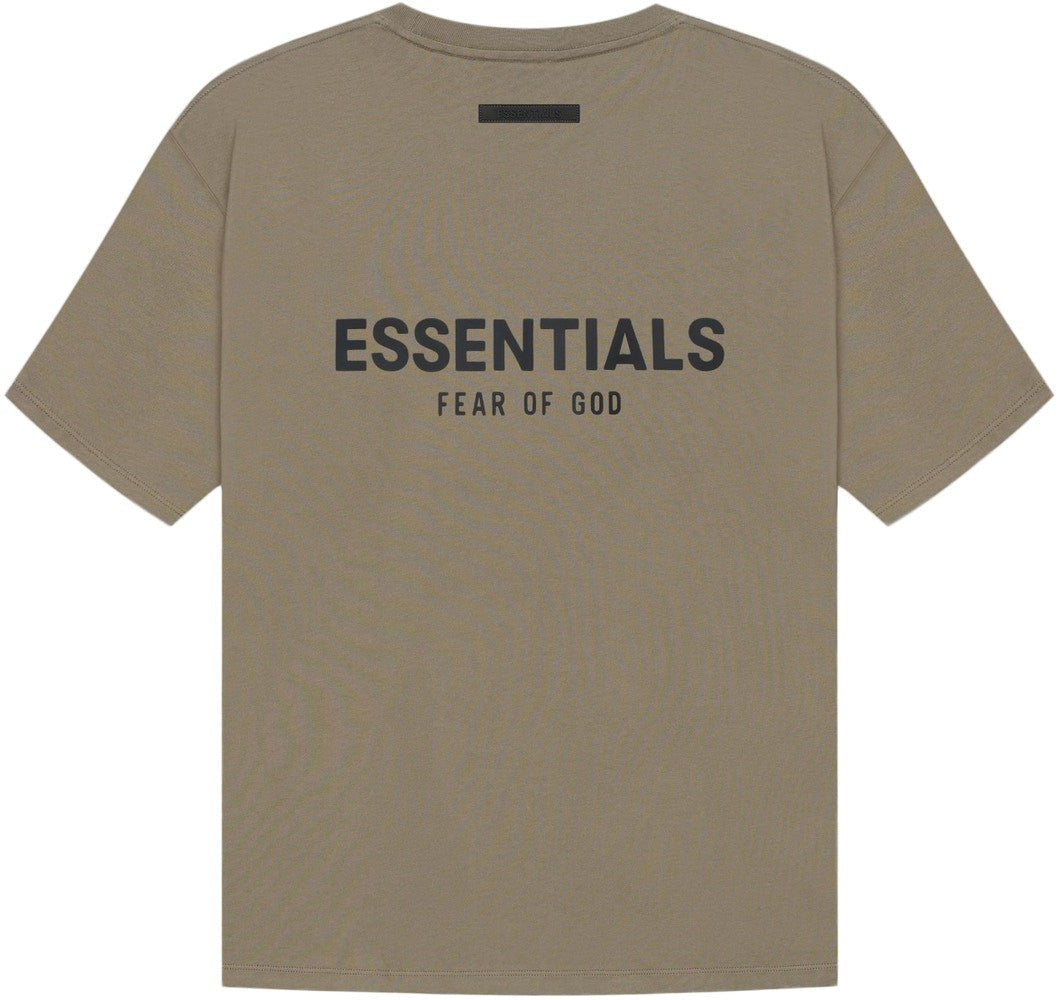 Essential Essentials Front Logo Tee SS20 Taupe - Size: XXS T-Shirts | Shop From The Mirage
