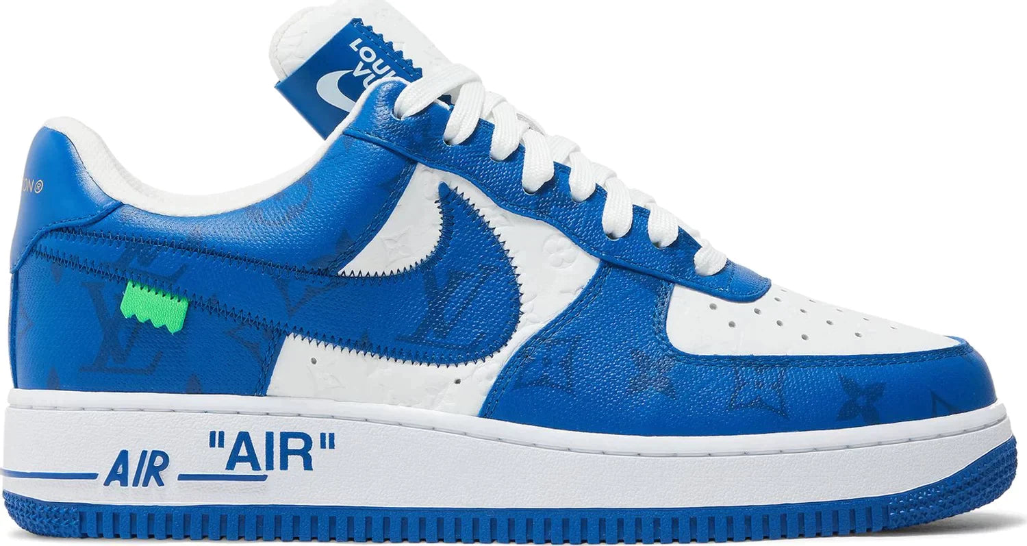 Louis Vuitton Louis Vuitton x Air Force 1 Low "White Team Royal" - Size: UK 6.5 Sneakers | Shop From The Mirage