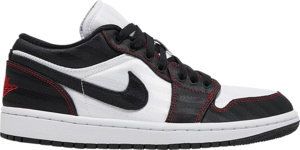 Nike NIKE AIR JORDAN 1 LOW SE UTILITY "WHITE BLACK RED" - Size: UK 4 Sneakers | Shop From The Mirage