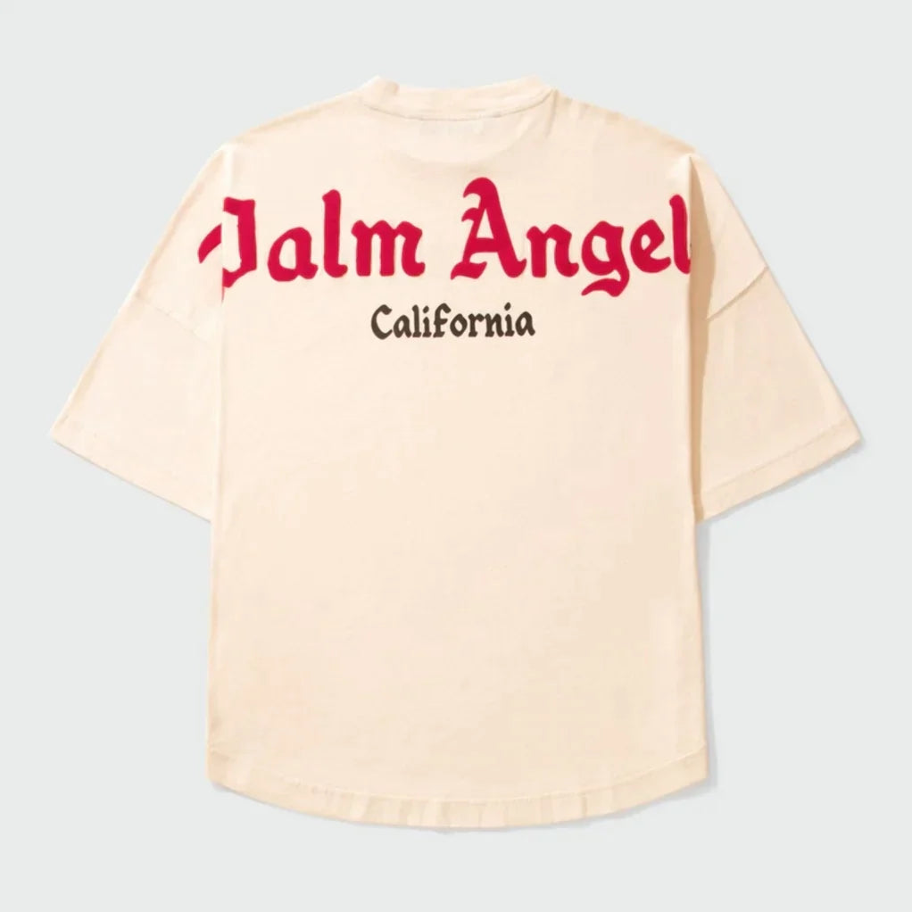 Palm Angels Palm Angels SS22 California Mock Tee - Size: XXS T-Shirts | Shop From The Mirage