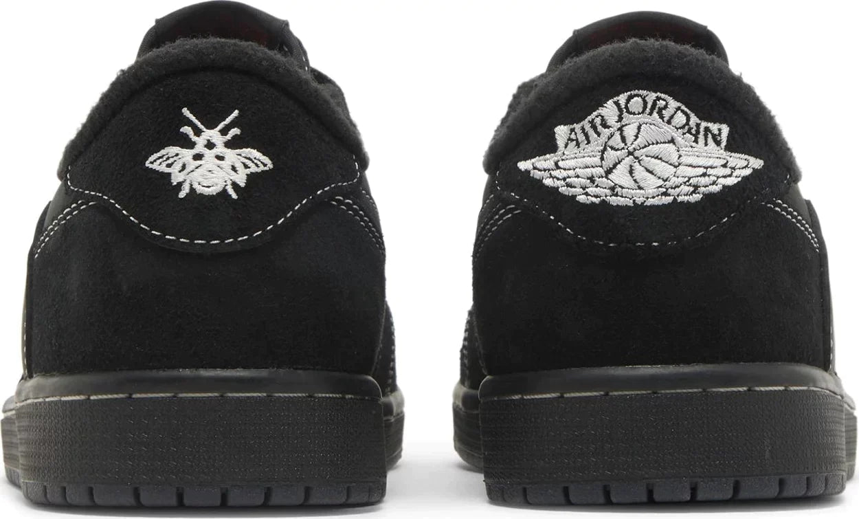 Nike TRAVIS SCOTT X AIR JORDAN 1 LOW OG SP "BLACK PHANTOM" - Size: UK 6 Sneakers | Shop From The Mirage