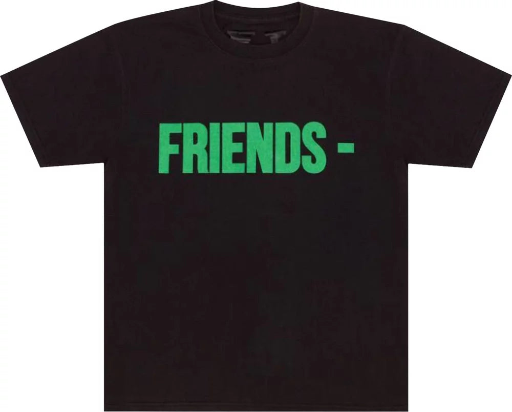 V-Lone Vlone Friends T-Shirt 'Black/Green' - Size: S T-Shirts | Shop From The Mirage
