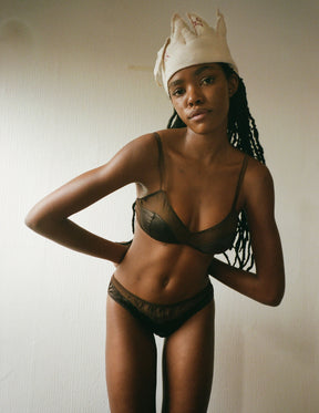 Beatrice Bralette Walnut