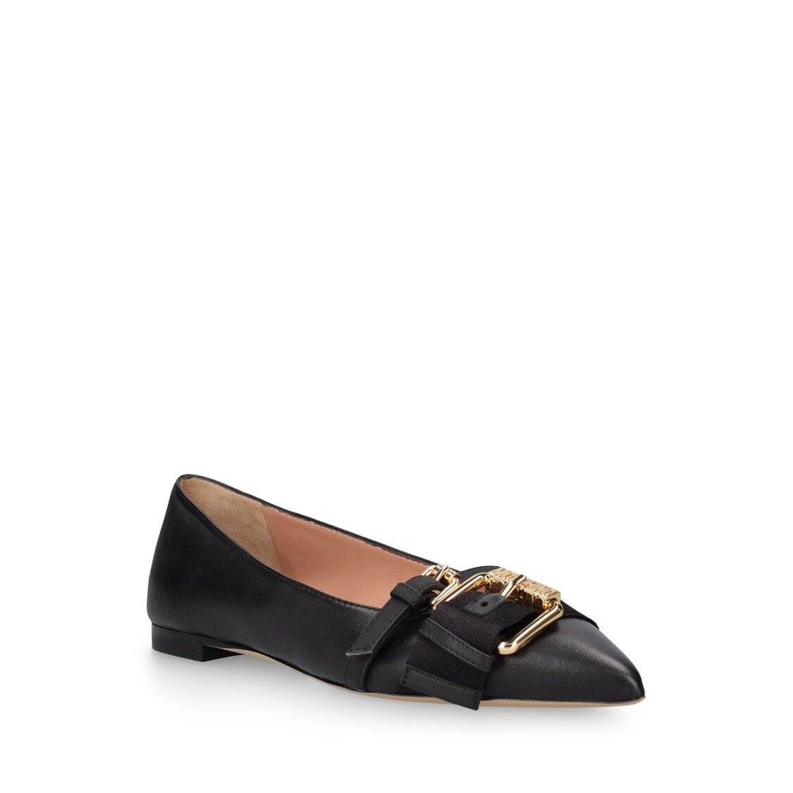 Moschino Moschino 10mm Leather ballerina flats - Size: UK 2 Flats | Shop From The Mirage