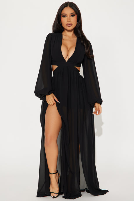 Natalia Maxi Dress - Black