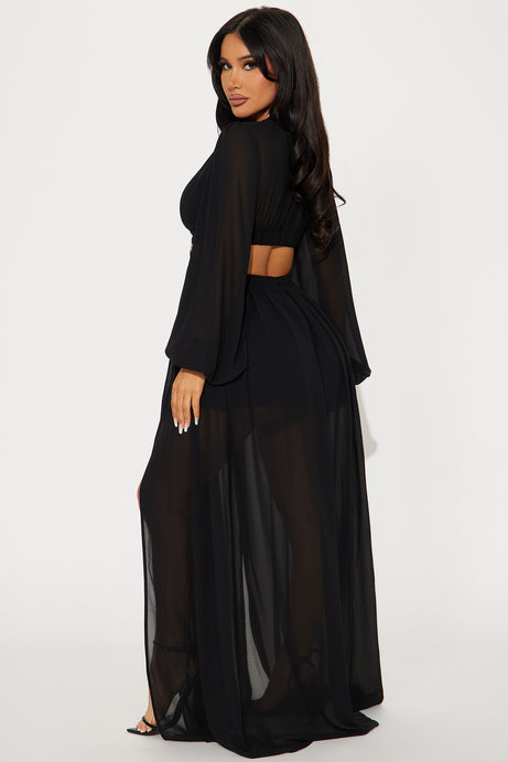 Natalia Maxi Dress - Black