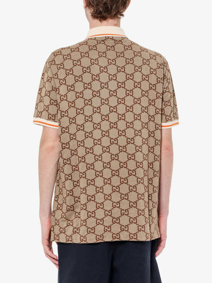 Gucci Polo Shirt Beige Mens