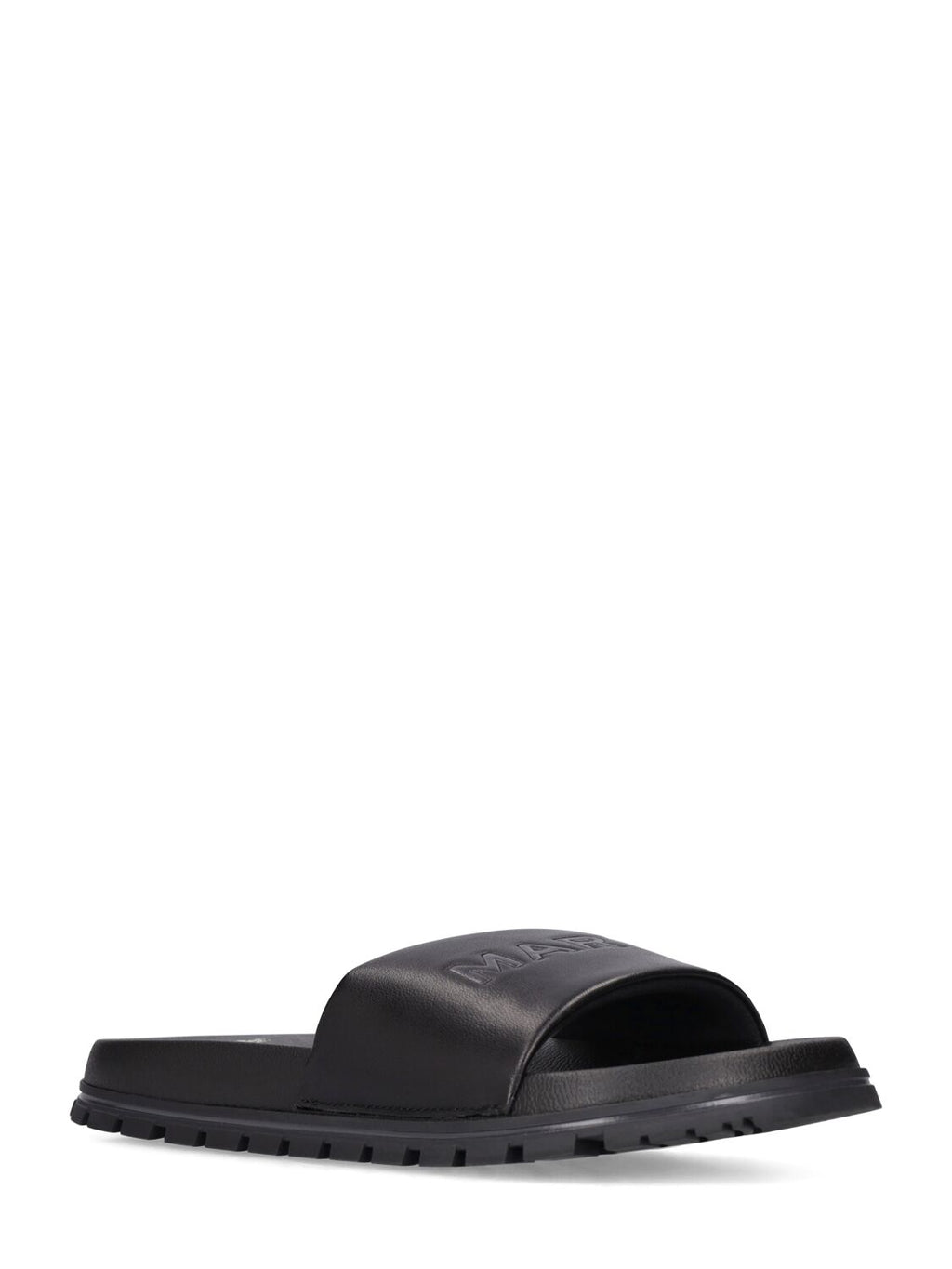 Marc Jacobs Marc Jacobs Leather slide sandals - Size: UK 2 Loafers | Shop From The Mirage