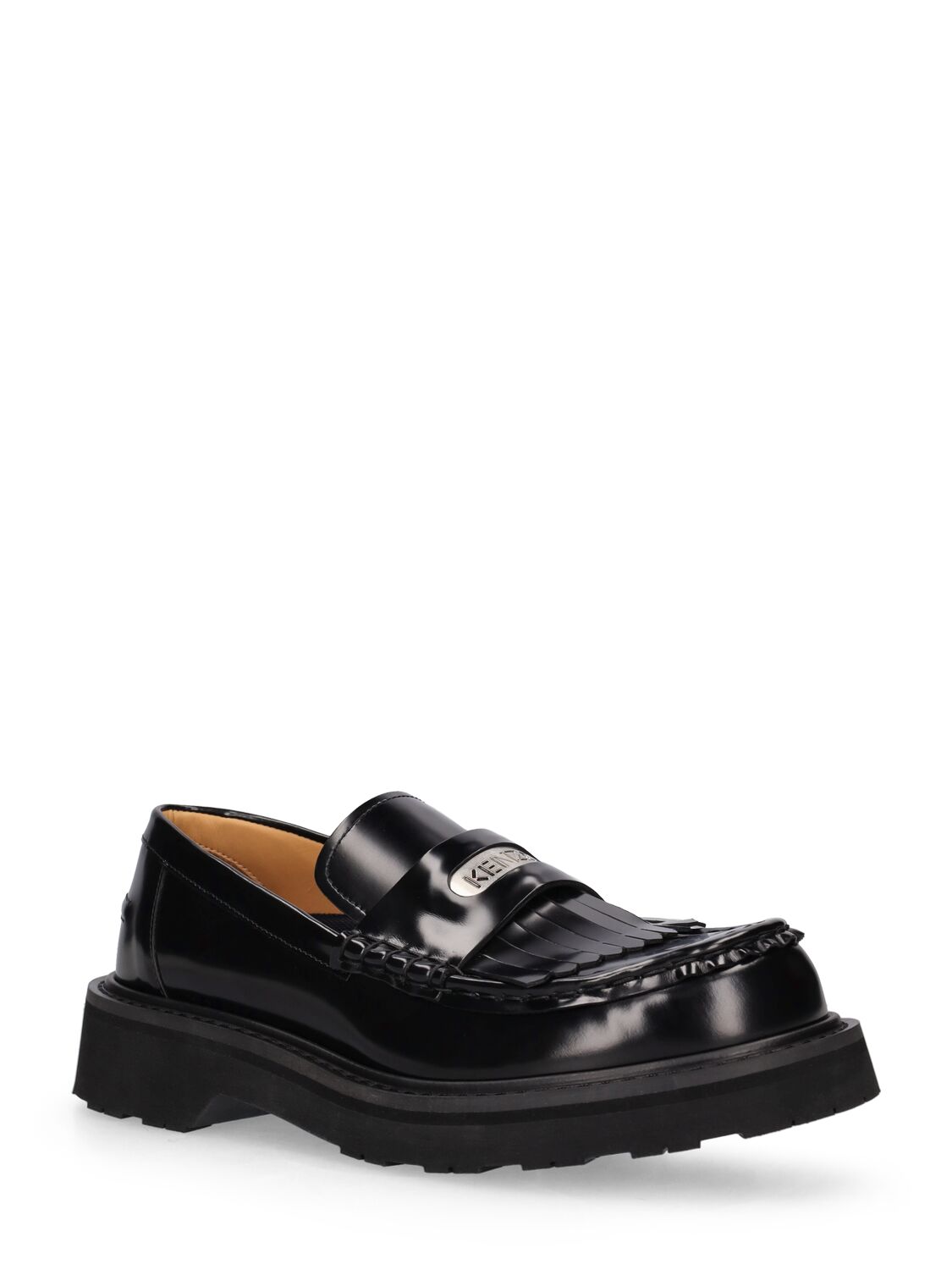 Kenzo Kenzo Paris 30mm Kenzosmile leather loafers - Size: UK 3 Sandals | Shop From The Mirage
