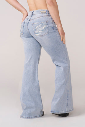 W258 Winged Flare Jeans