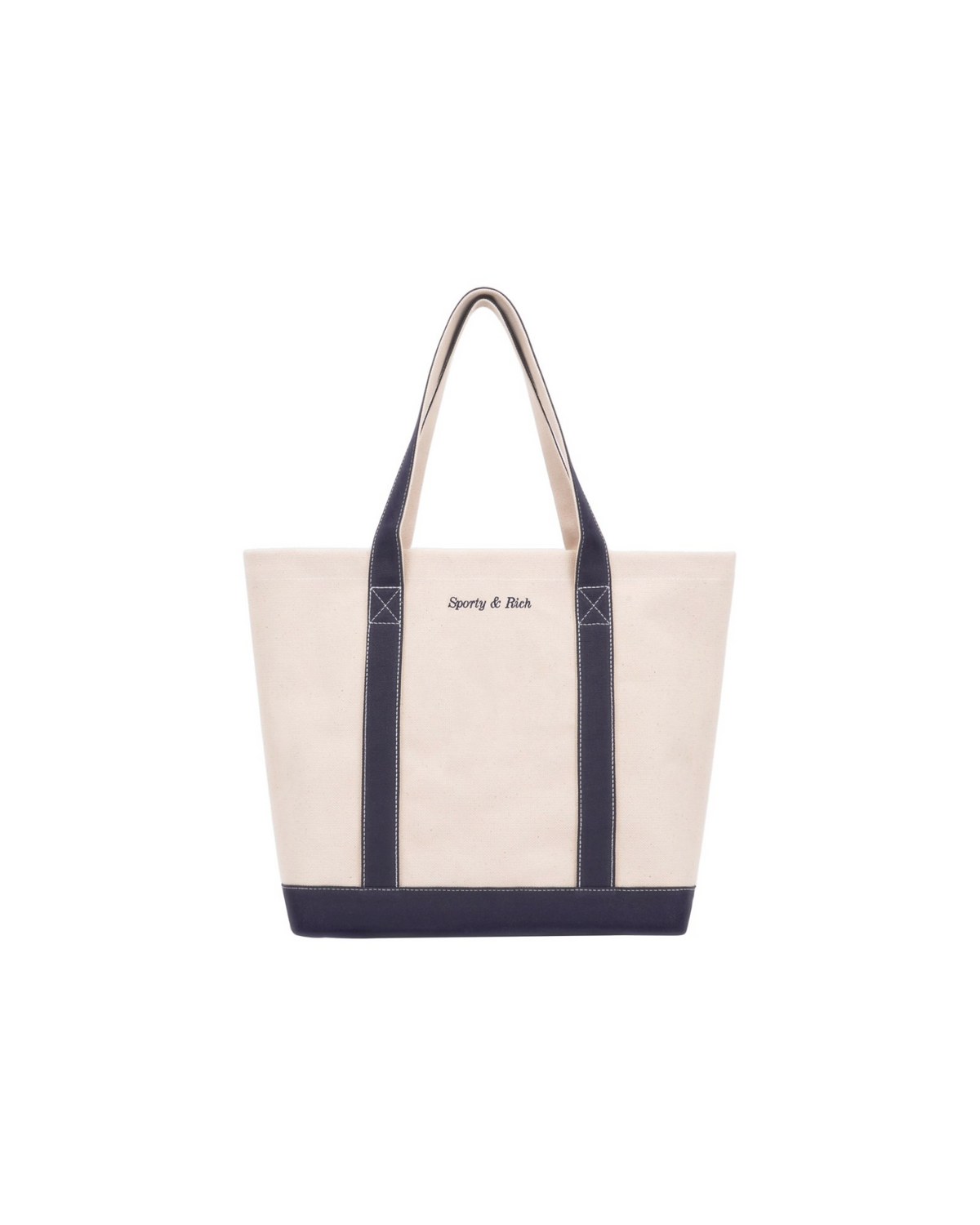 Eden Crest Two Tone Tote - Natural/Navy