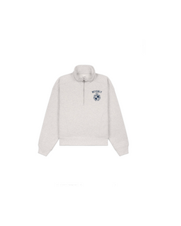 BH Crest Quarter Zip - Heather Gray/Navy
