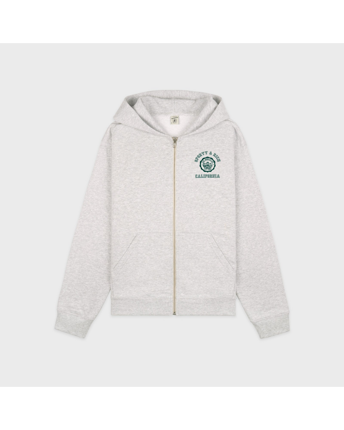 Crown Tennis Elio Velour Track Jacket - Navy/Ecru
