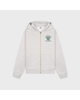 Crown Tennis Elio Velour Track Jacket - Navy/Ecru