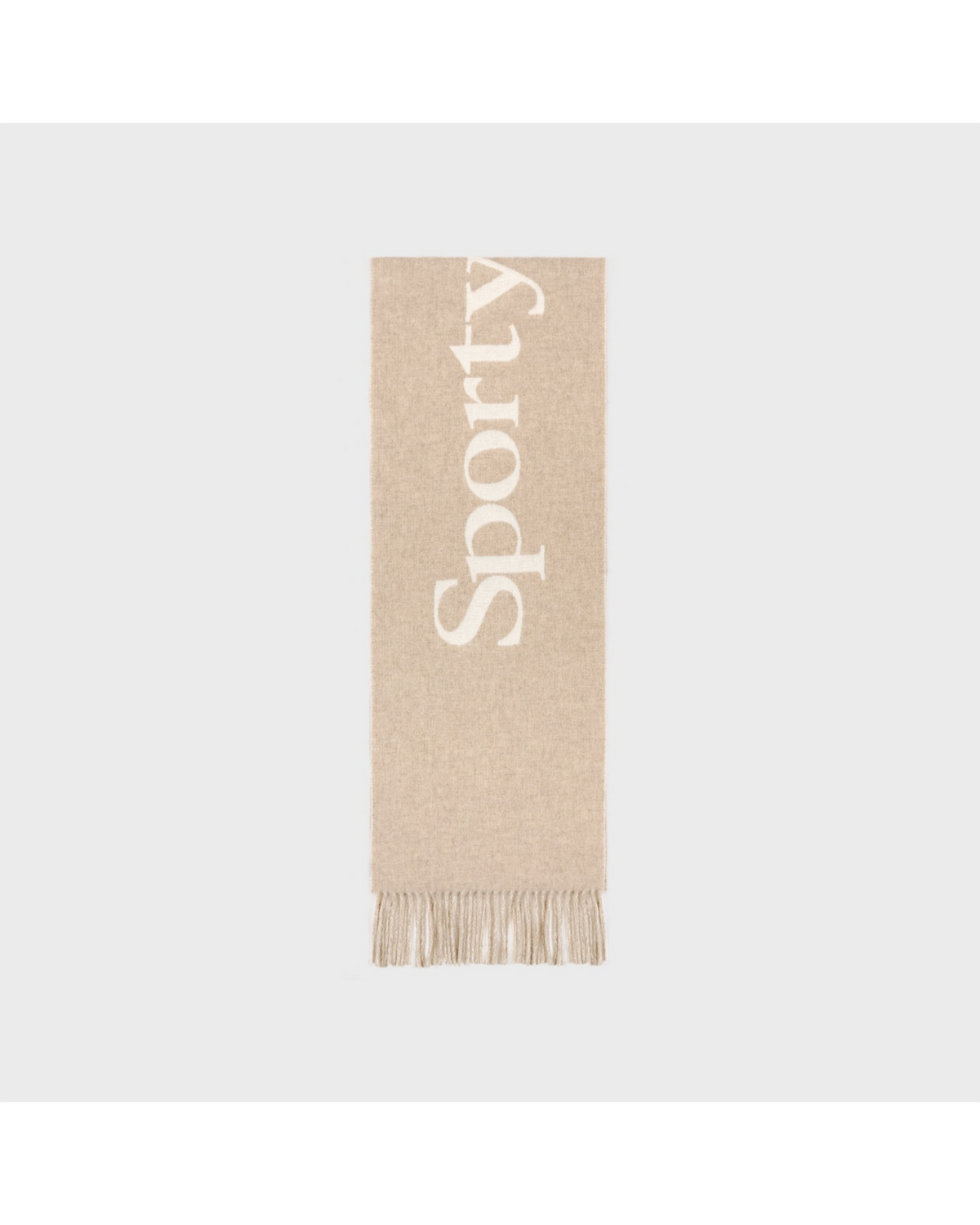 Big Serif Scarf - Gray