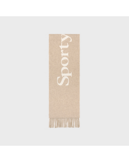 Big Serif Scarf - Gray