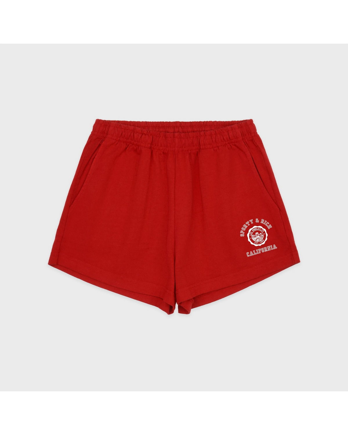 California Emblem Wide Sweatpant - Heather Gray/Forest