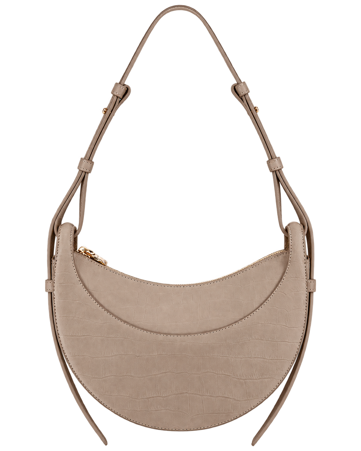 Numéro Dix - Crocodile Nubuck Taupe