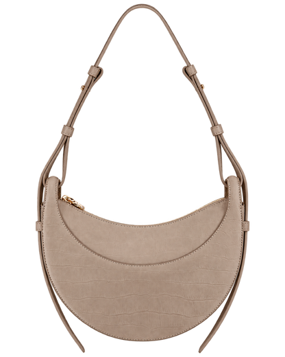 Numéro Dix - Crocodile Nubuck Taupe