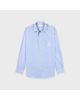 Crown Tennis Velour Polo - Forest/Ecru